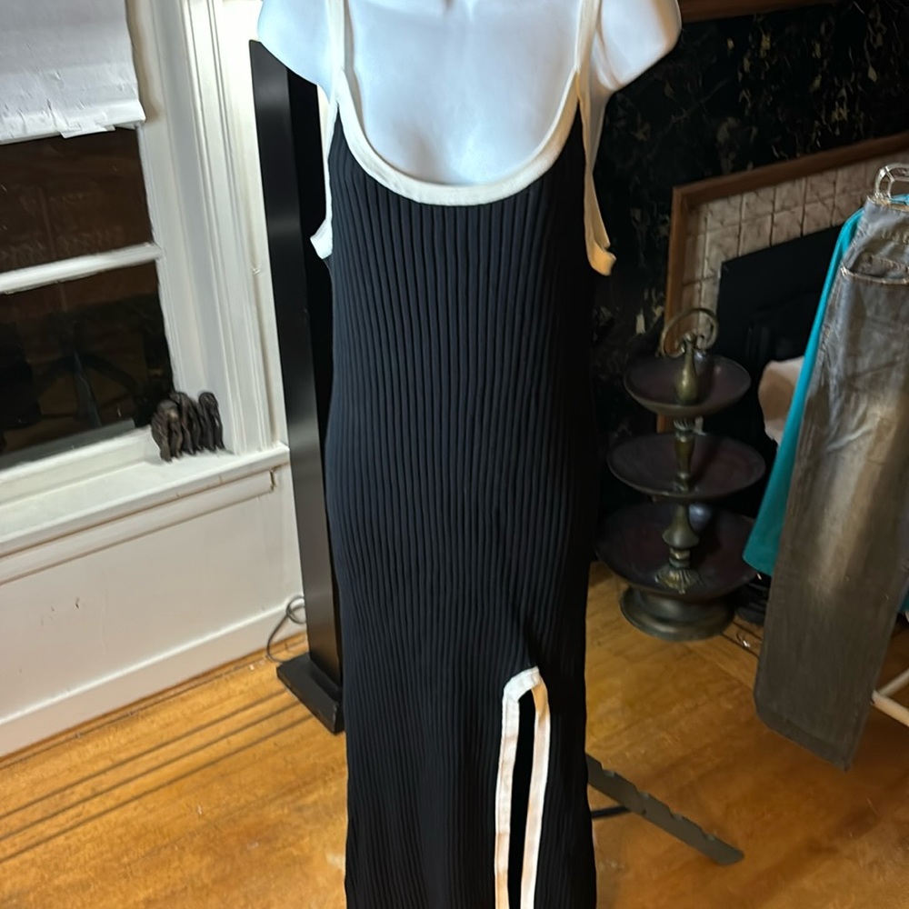 Gorgeous NWOT LeCavalier Endito summer sweater dress size Large.
